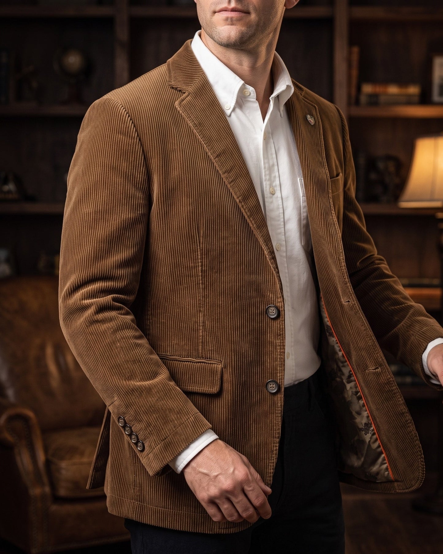 Riccardo Corduroy Cotton Blazer