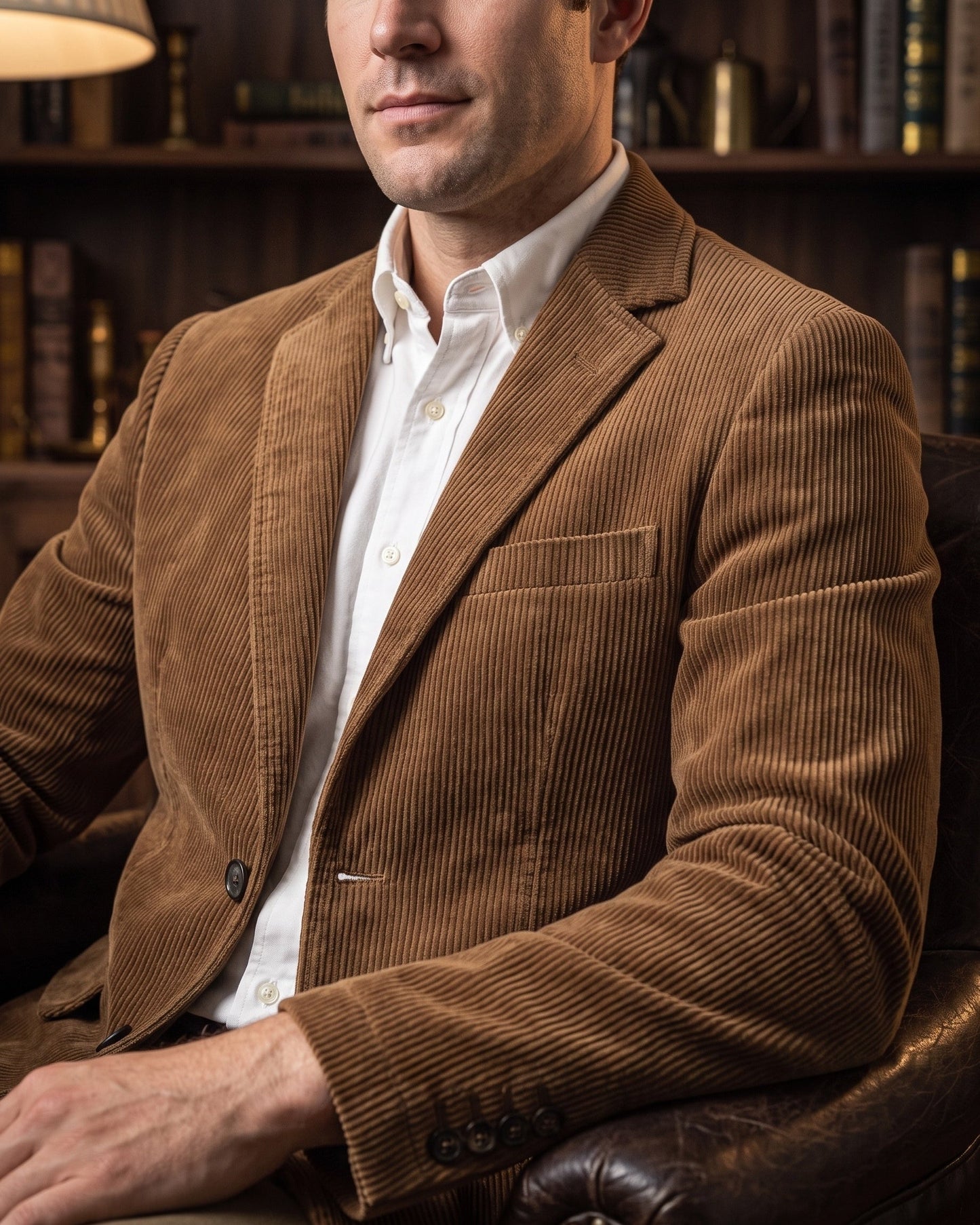 Riccardo Corduroy Cotton Blazer
