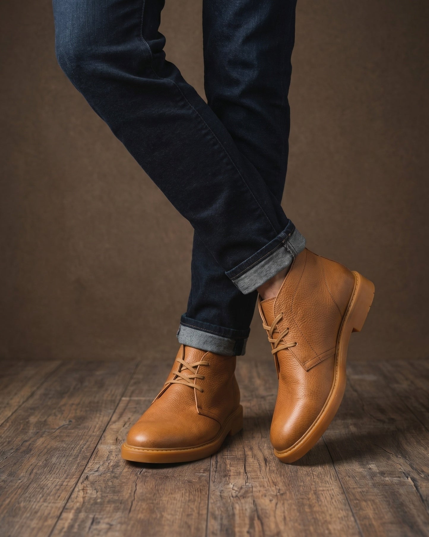 Camillo Pebbled Leather Chukka Boot