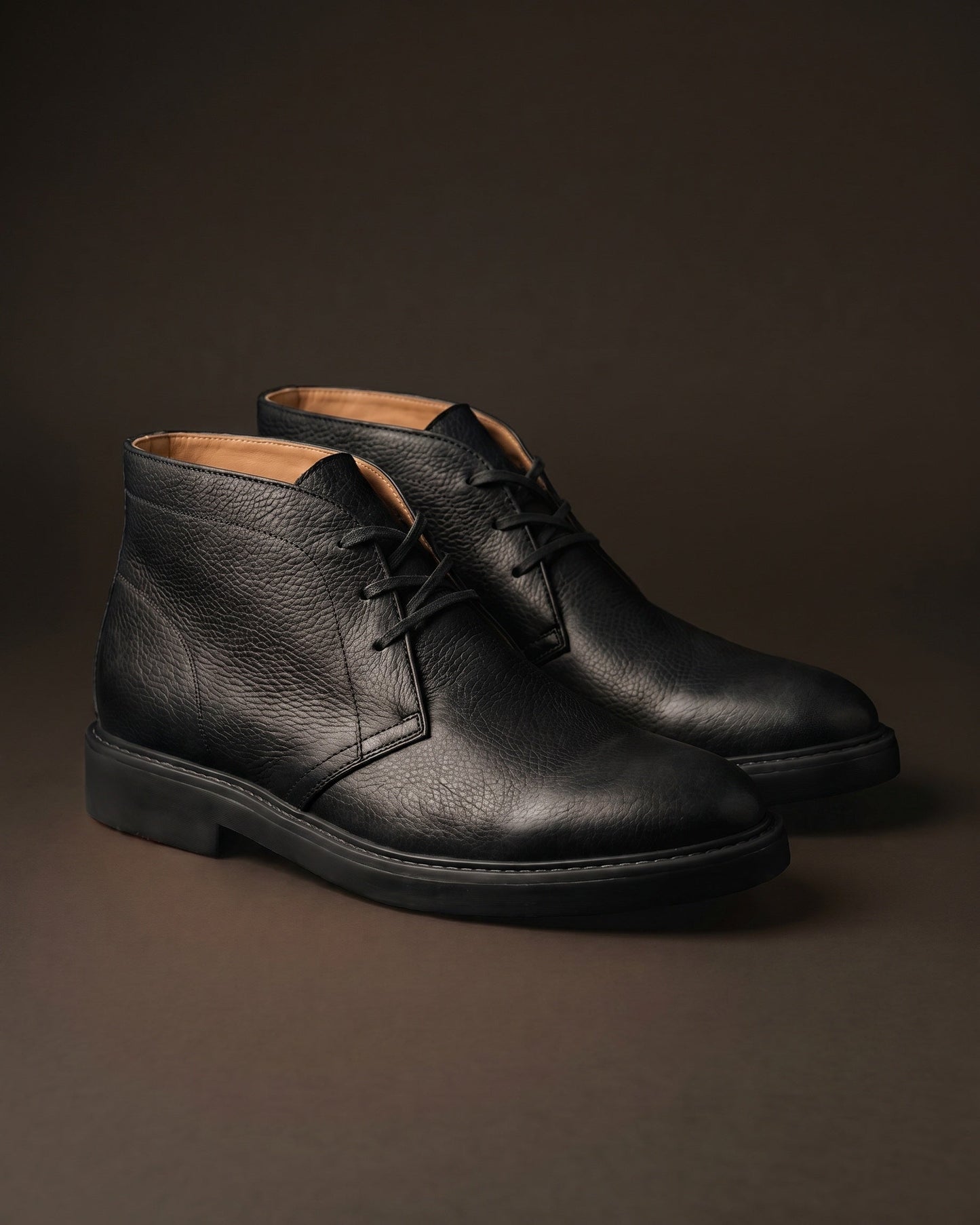 Camillo Pebbled Leather Chukka Boot