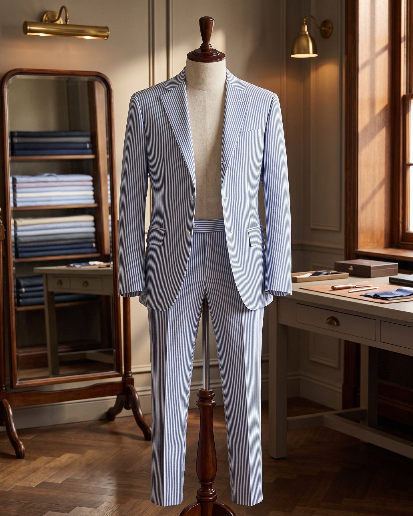 Pablo Striped Two-Piece Suit
