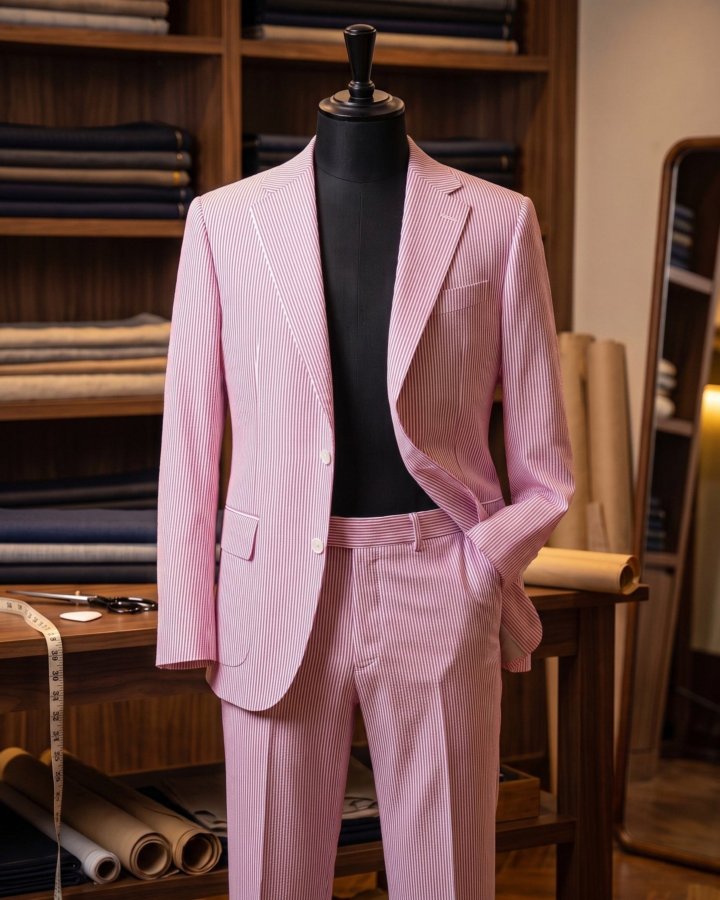 Pablo Striped Two-Piece Suit