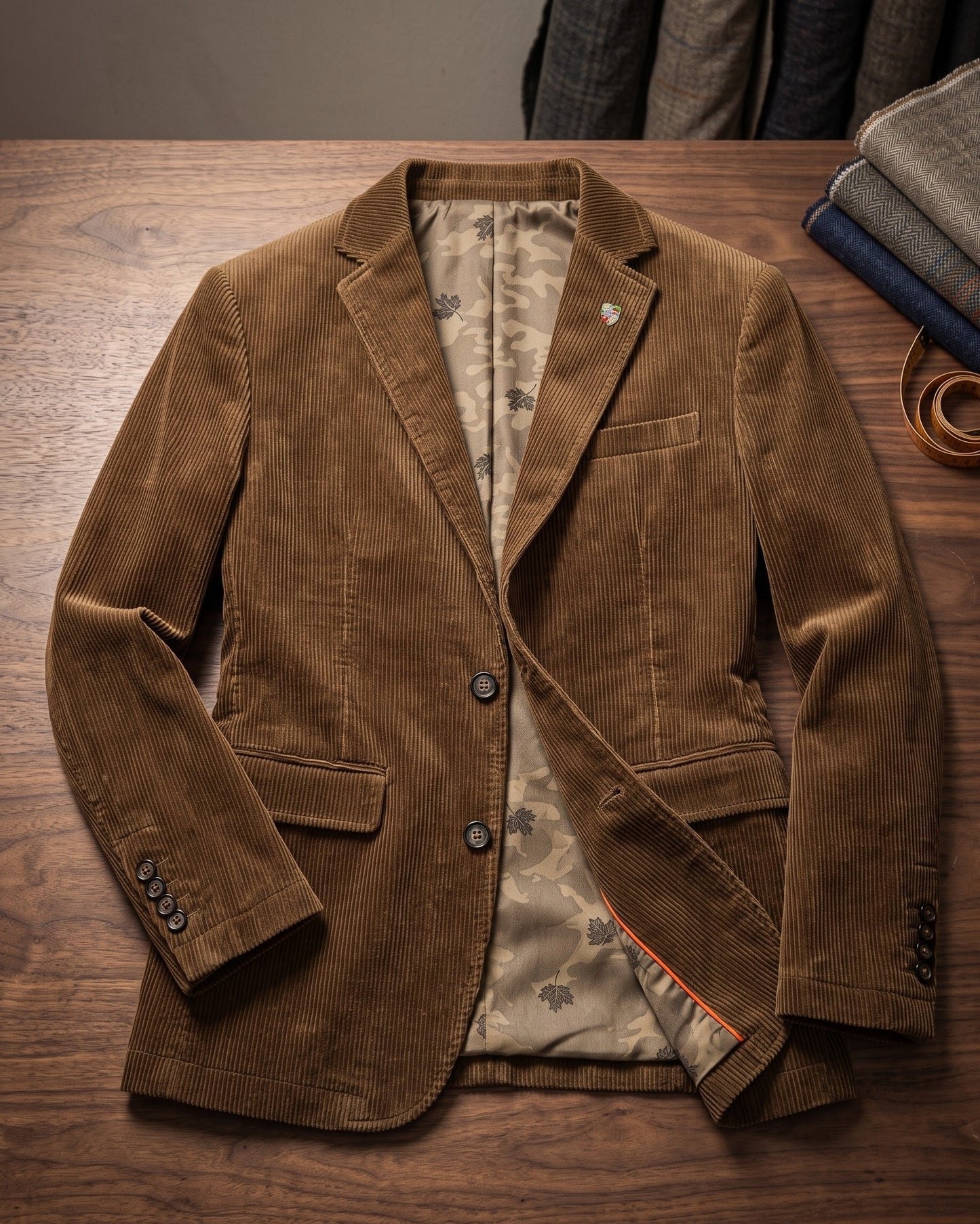 Riccardo Corduroy Cotton Blazer