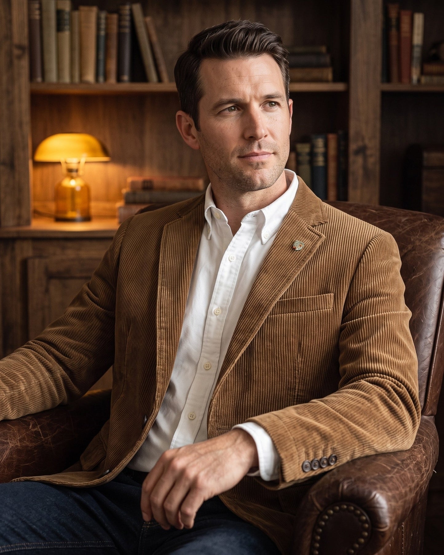 Riccardo Corduroy Cotton Blazer
