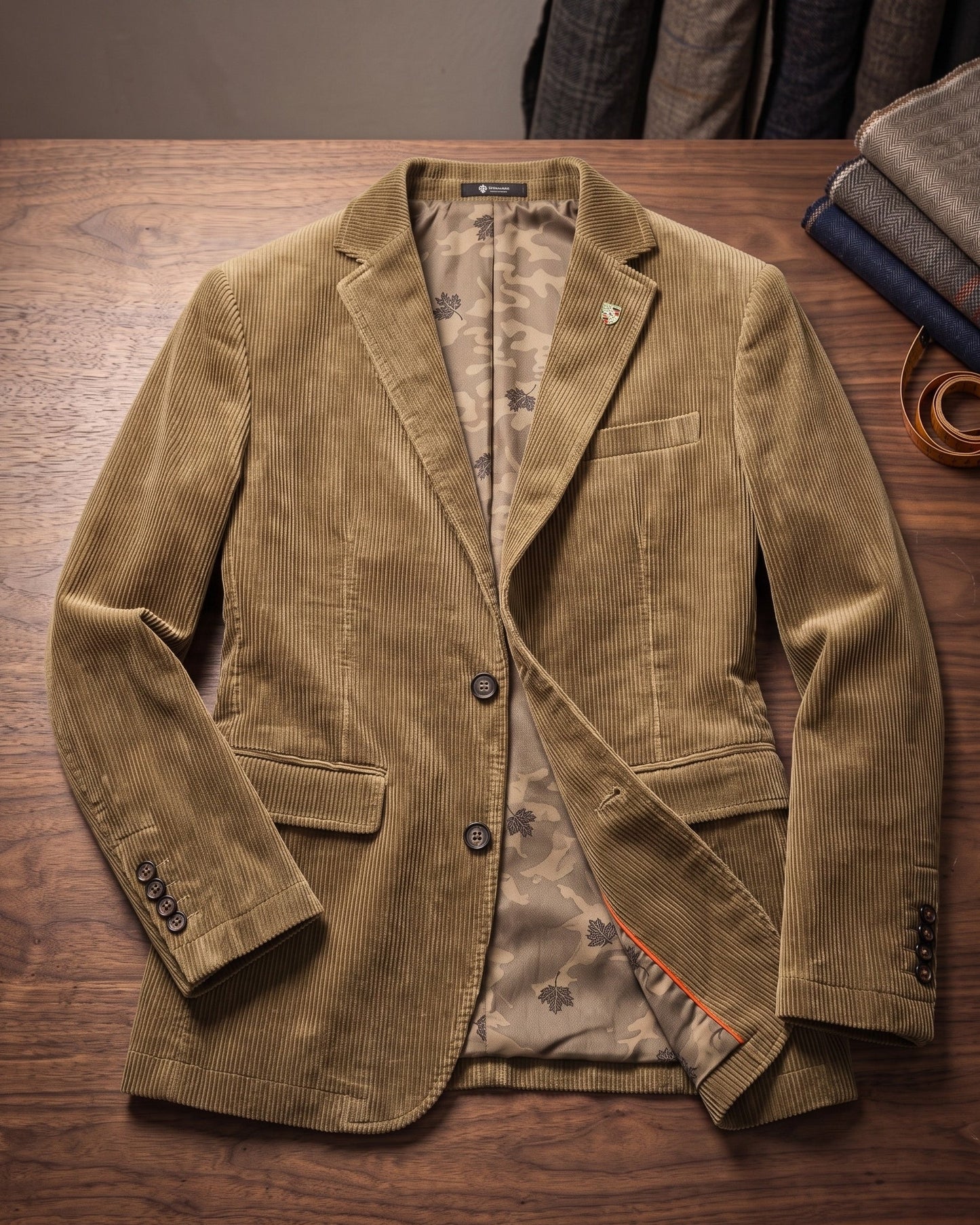 Riccardo Corduroy Cotton Blazer
