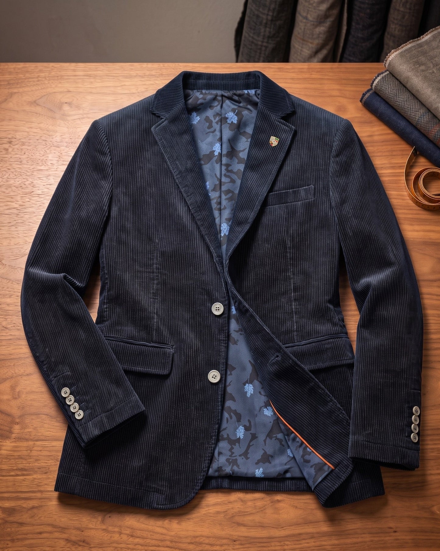 Riccardo Corduroy Cotton Blazer